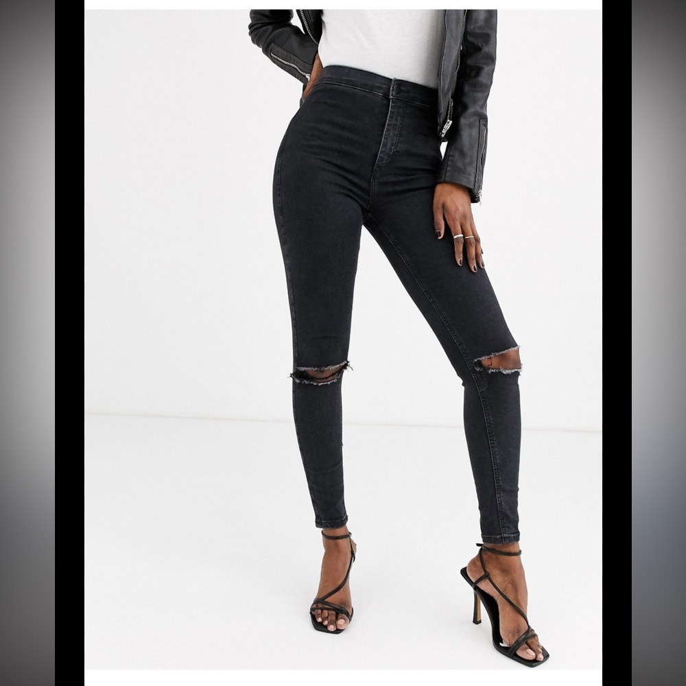 Topshop Moto Joni Gray Jeans